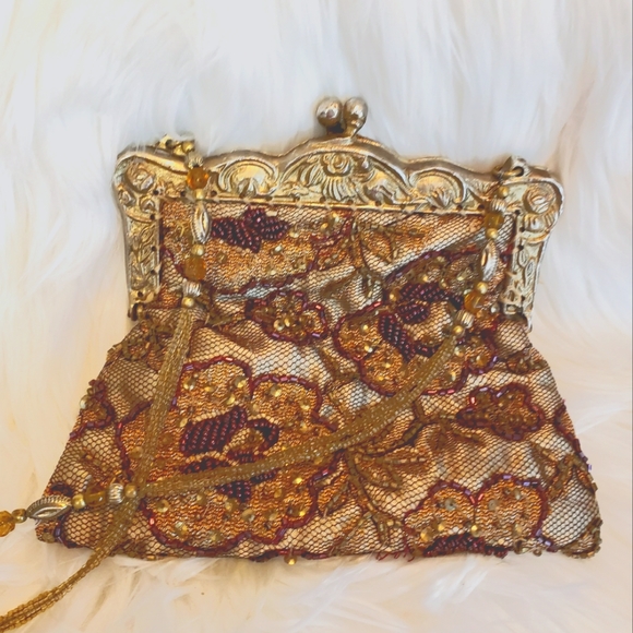 Christiana Handbags - Vintage beaded and lace